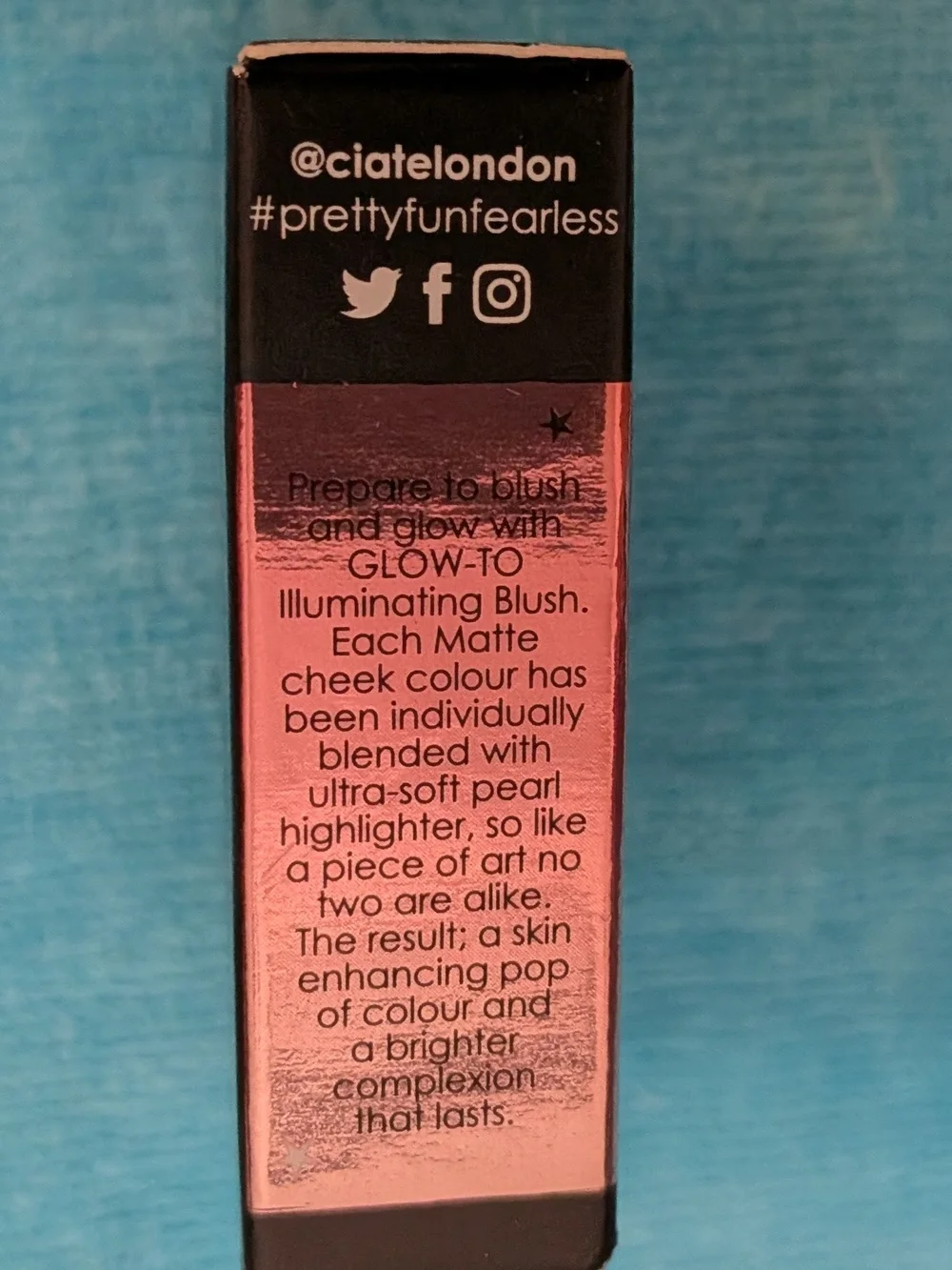 NEW Ciaté Glow-To Illuminating Blush — Pink Radiance PINCH ME SHADE